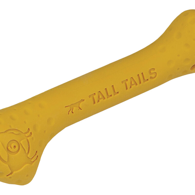 Tall Tails, GOAT Rubber Bone - 6" - Toss Dog Toy image number null