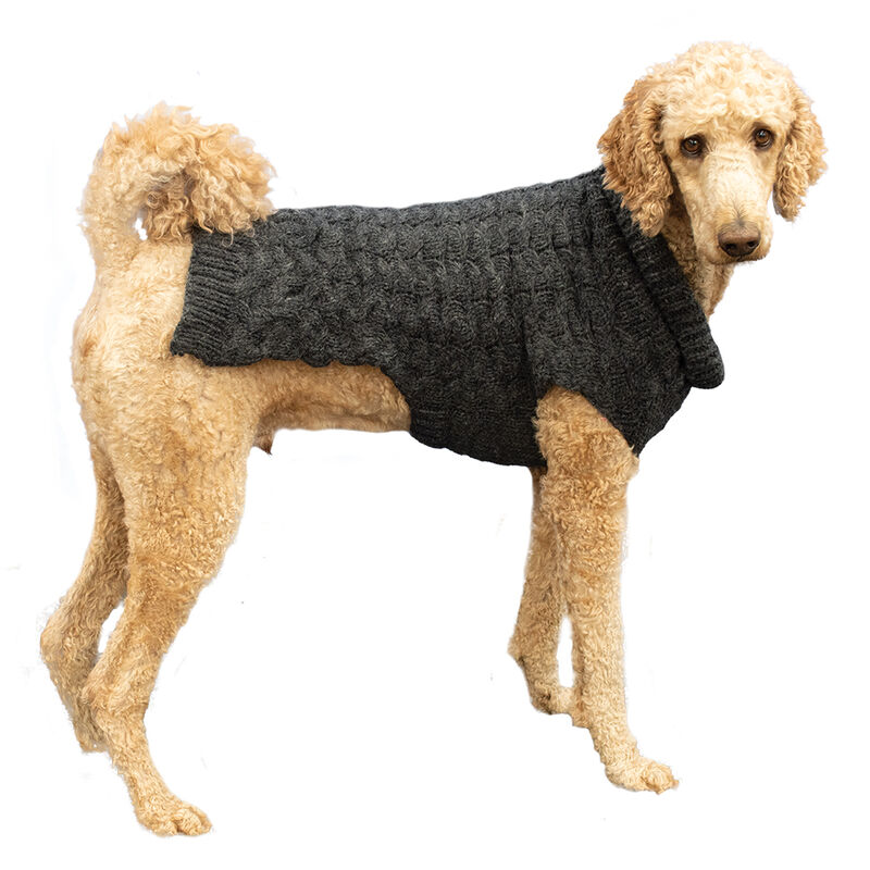 Canada Paws, Wool Sweater - Grey - Dog Sweater image number null
