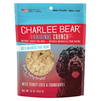 Charlee Bear, Original Crunch with Turkey Liver & Cranberries - Dog Treat