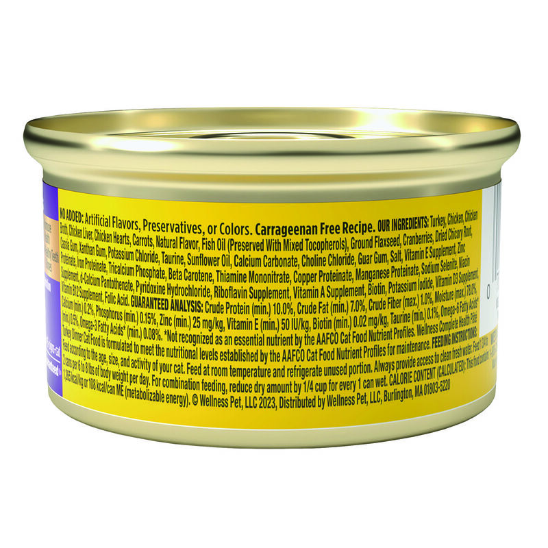 Wellness, Canned Cat Food, Complete Health, Turkey - Wet Cat Food image number null