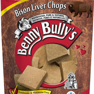 Benny Bully's, Bison Liver Chops - 60 g - Dog Treat