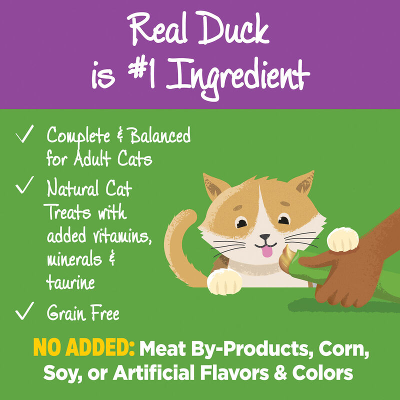 Wellness, Lickable Puree GF Treats - Duck - 72 g - Cat Treats image number null
