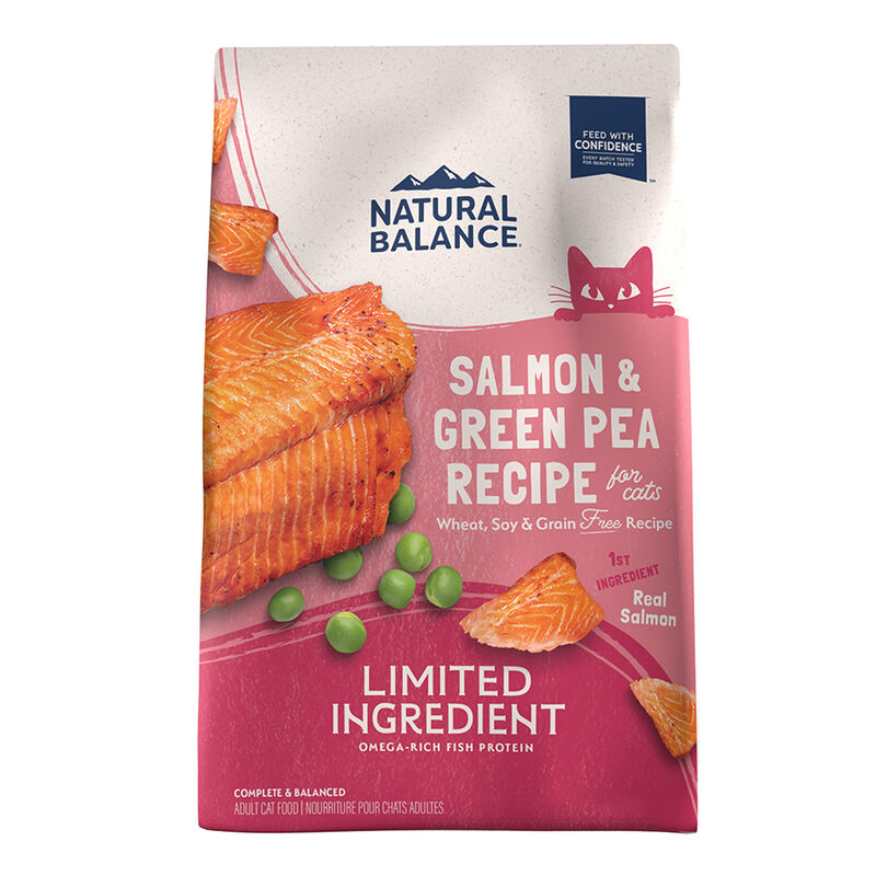 Natural Balance, Cat, Limited Ingredient Diet, Green Peas & Salmon - Dry Cat Food image number null