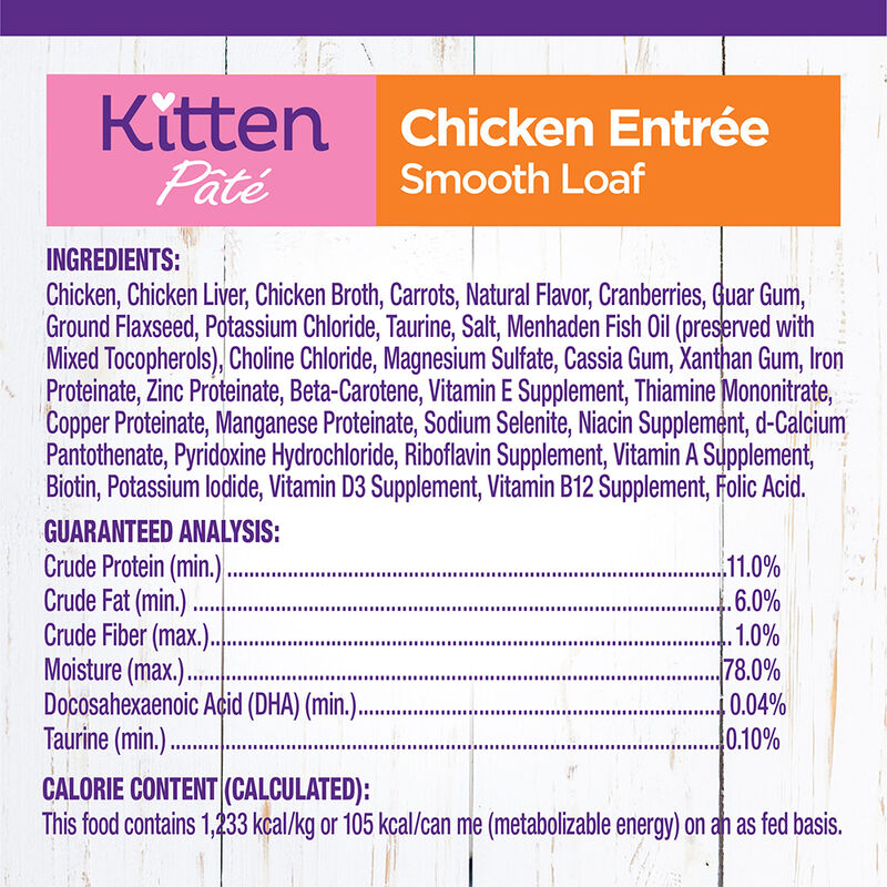 Wellness, Canned Cat Food, Complete Health, Kitten - 3 oz - Wet Cat Food image number null