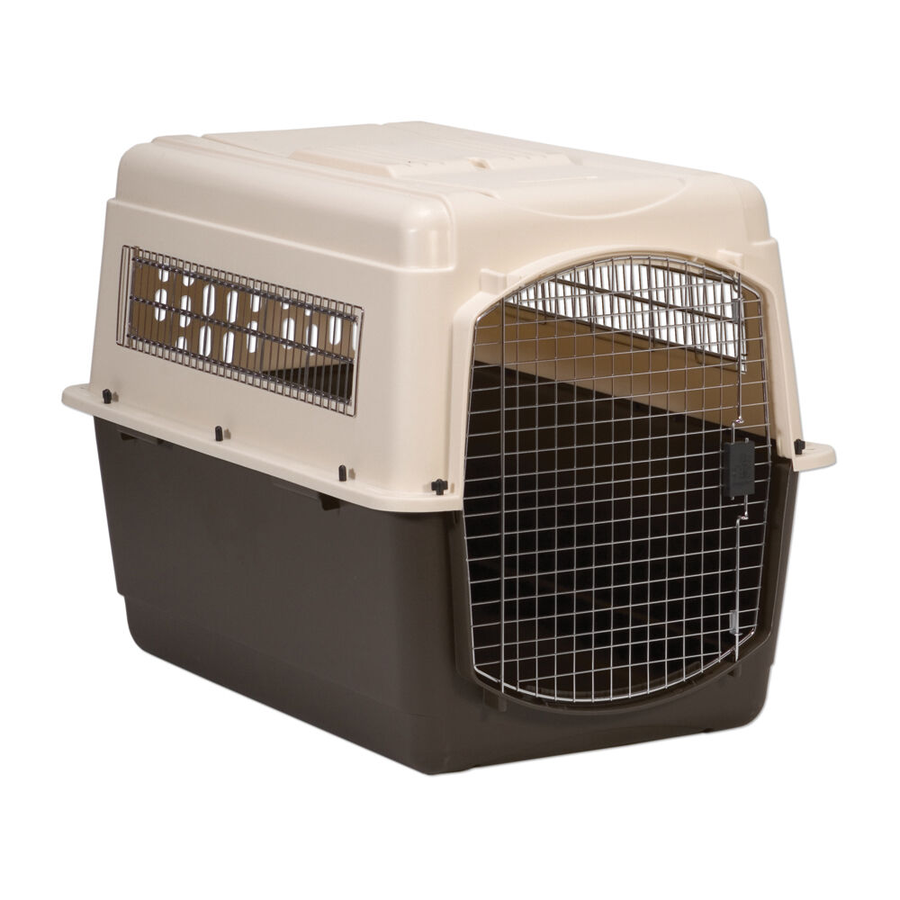 Petmate, Ultra Vari Kennel - Linen/Brown - 40x27x30