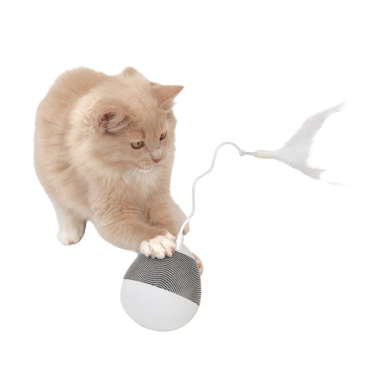 Catit, PIXI Spinner, White & Grey image number null