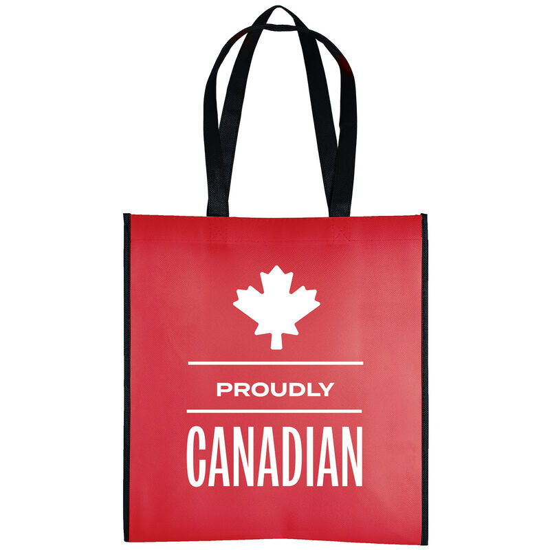 Proudly Canadian Laminated Bag - 14x7x15" image number null