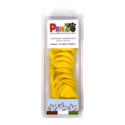 Pawz, Dog Boots - Yellow - XX-Small