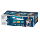 Blue Buffalo, Tastefuls Variety Pack - Chicken, Turkey, Fish/Tuna Pate - 156 g 12 pk - Wet Cat Food image number null