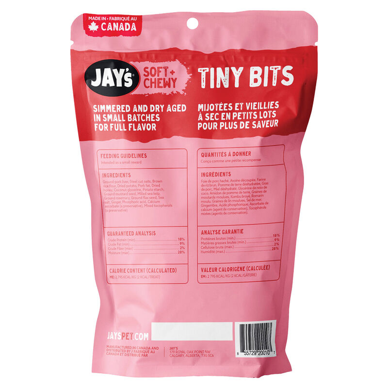 JAY'S TASTY ADVENTURES, Tiny Bits Dog Training Treats - Dry Aged Liver image number null