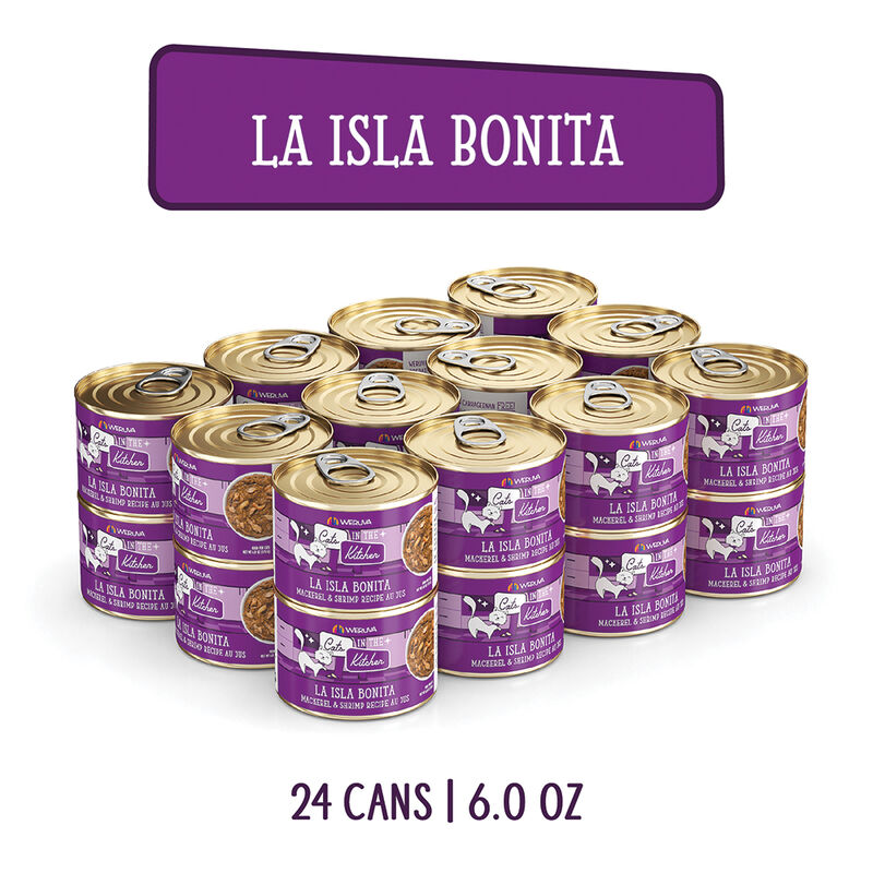 Weruva, Can Feline  - La Isla Bonita-Mack&Shrimp-170g - Minced - Wet Cat Food image number null