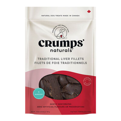 Crumps' Naturals, Traditional Liver Fillets Dog Treats - Dog Treat