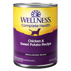 Wellness, Canned Dog Food, Chicken & Sweet Potato - Wet Dog Food image number null