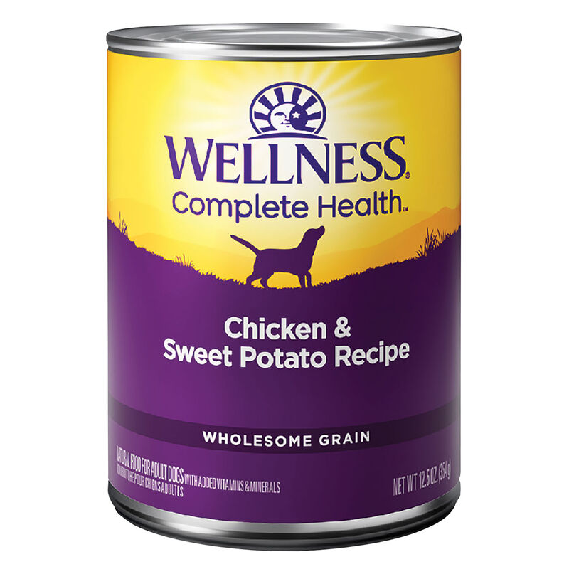 Wellness, Canned Dog Food, Chicken & Sweet Potato - Wet Dog Food image number null