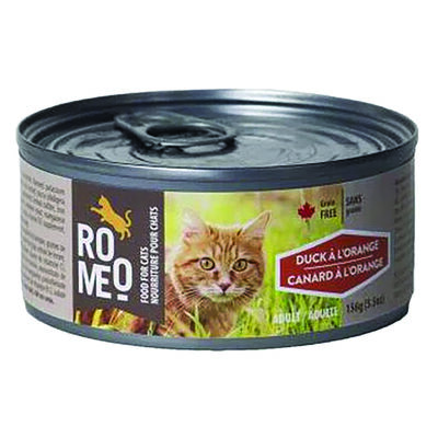 Romeo, Can, Feline - Adult - Duck a l'orange - 85 g