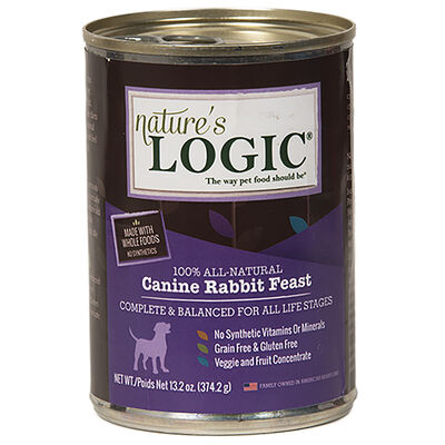Nature's Logic, Can, Adult - Rabbit Feast - 374 g