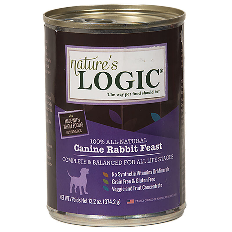 Nature's Logic, Can, Adult - Rabbit Feast - 374 g image number null