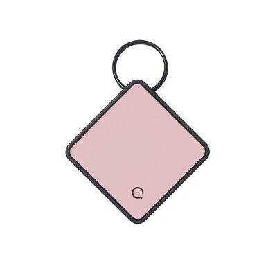 Qalo, TraQ Silicone ID Tag - Light Pink