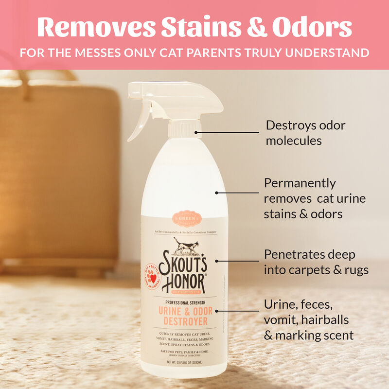 Skouts Honor, Cat Urine & Odor Destroyer - 35 oz image number null
