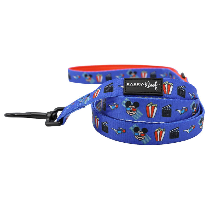 Sassy Woof, Mickey Cinema Collar and Leash Set for Dogs - Small image number null