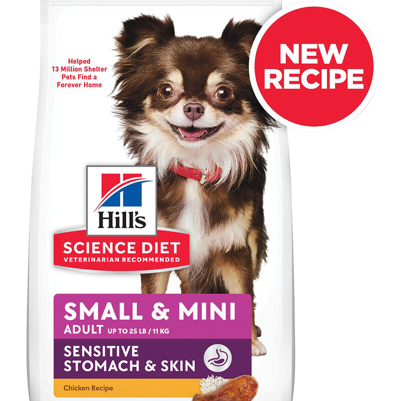 Science Diet, Adult Sensitive Stomach & Skin Small & Mini Chicken Recipe Dry Dog Food - Dry Dog Food image number null