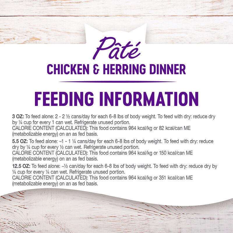 Wellness, Canned Cat Food, Complete Health, Chicken & Herring - Wet Cat Food image number null