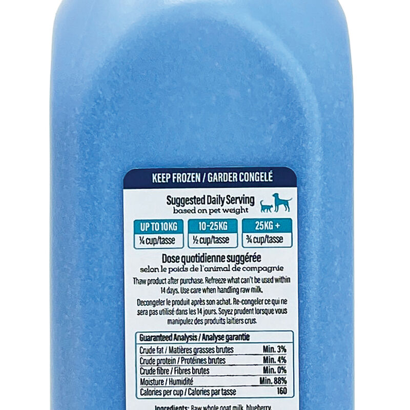 Big Country Raw, Goat Milk Antioxidants &ndash; 975 ml - Frozen Dog Food image number null