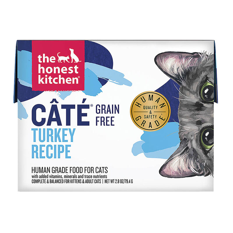 The Honest Kitchen, Câté™ Grain Free Turkey Pâté - 79.4 g - Wet Cat Food image number null
