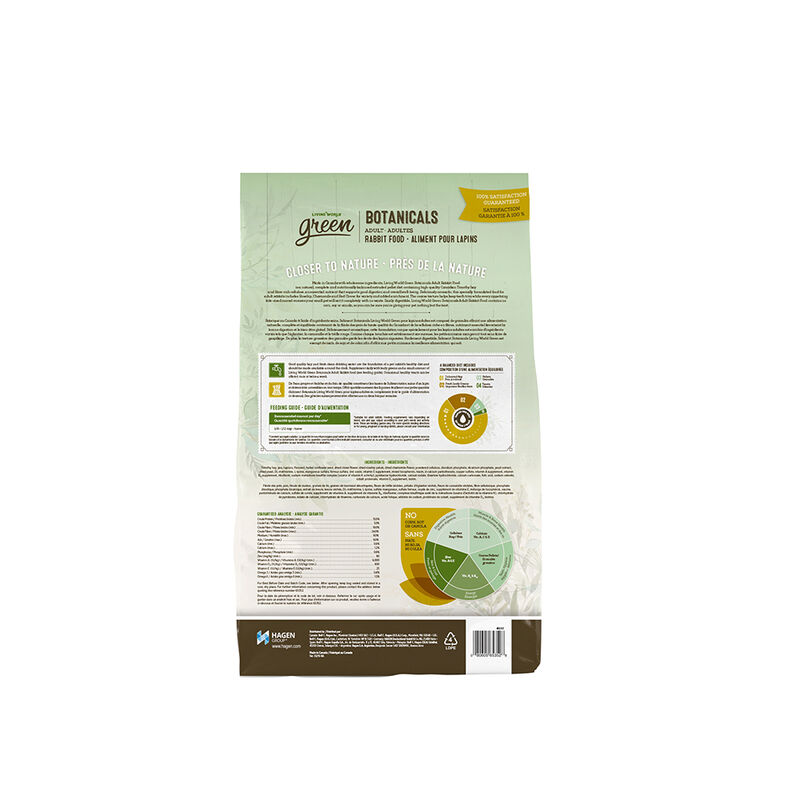 Living World Green, Green Botanicals Adult Rabbit Food image number null