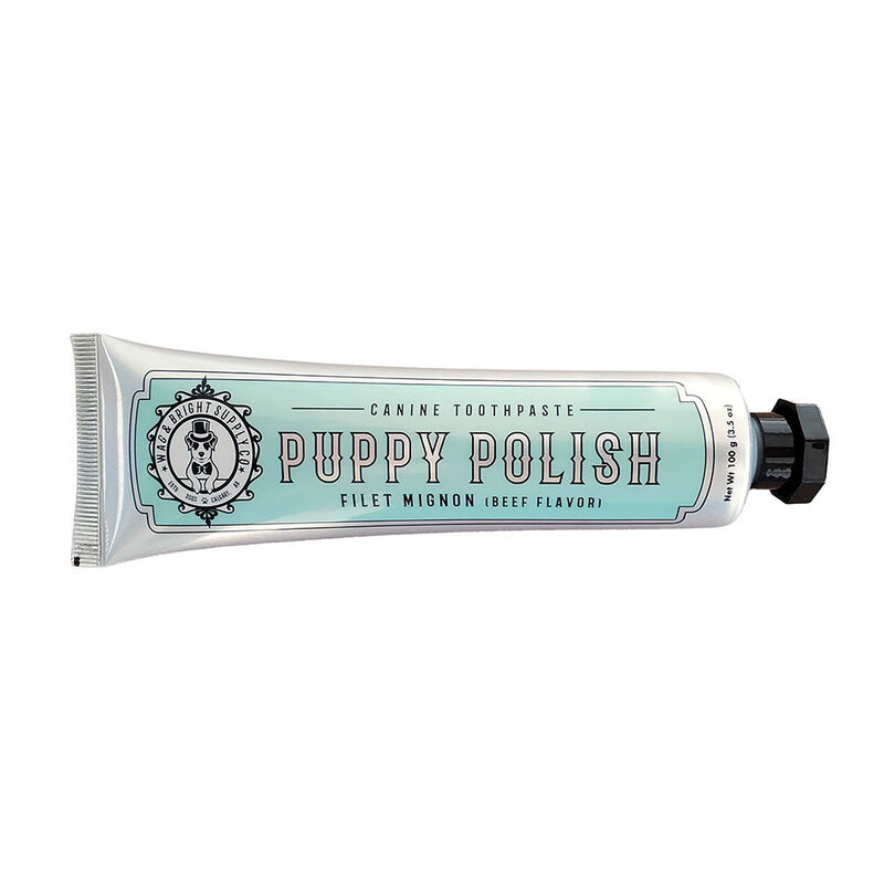 Wag & Bright Supply Co., Puppy Polish Dog Toothpaste - Filet Mignon - 100 g image number null