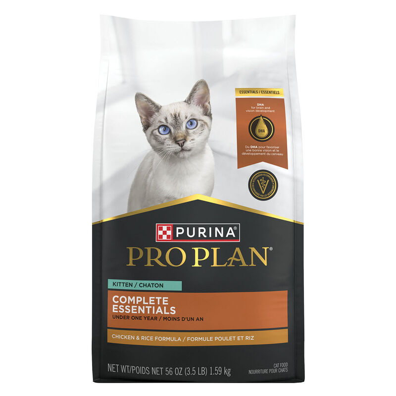 Pro Plan, Complete Essentials Chicken and Rice Formula - Dry Kitten Food image number null