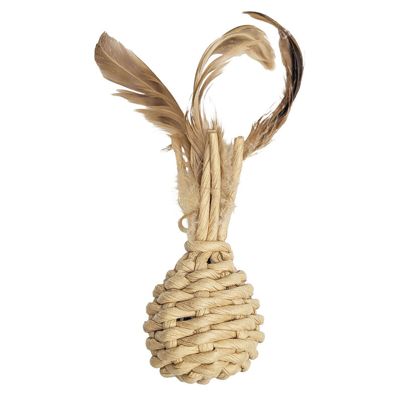 Zoom Toys, Woven Catnip Pineapple Cat Toy image number null