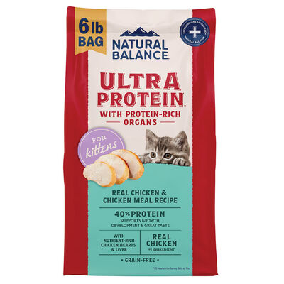 Natural Balance, Ultra Protein - Chicken & Chicken Meal Recipe - Dry Kitten Food