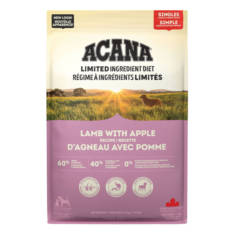 Acana, Adult - Singles Lamb & Apple - Dry Dog Food image number null