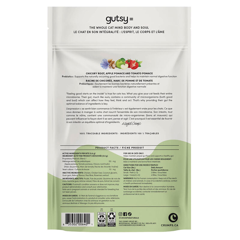 Crumps' Naturals, Gutsy Cat - Balance Bites image number null