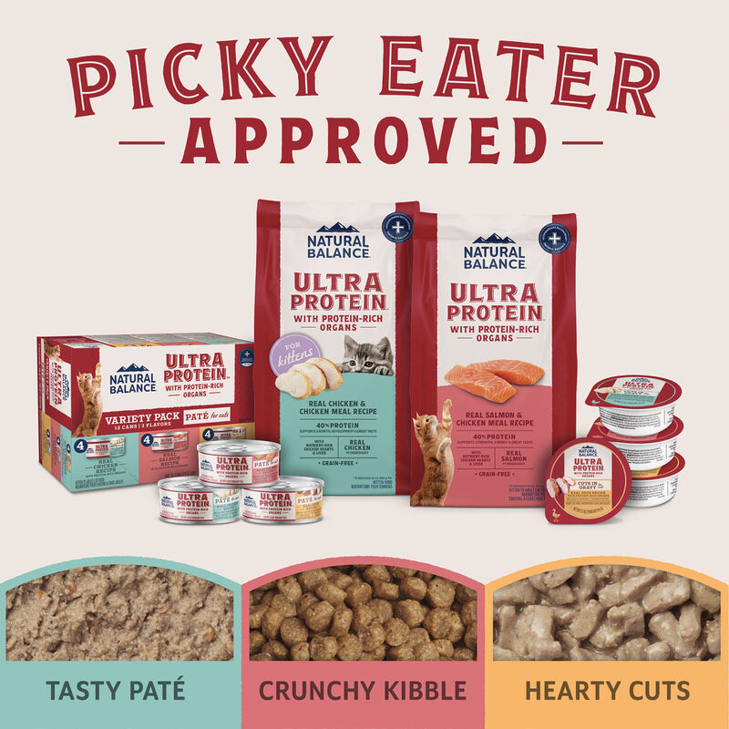 Natural Balance, Ultra Protein - Duck & Organ Meats in Gravy - Wet Cat Food image number null