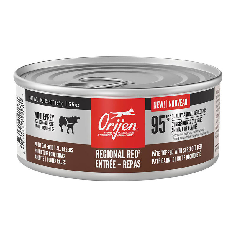 Orijen, Feline Adult - Regional Red EntrÃ©e - 155 g - Wet Cat Food image number null
