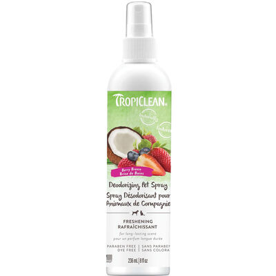 Tropiclean, Berry Breeze Deodorizing Spray for Pets - 8 oz