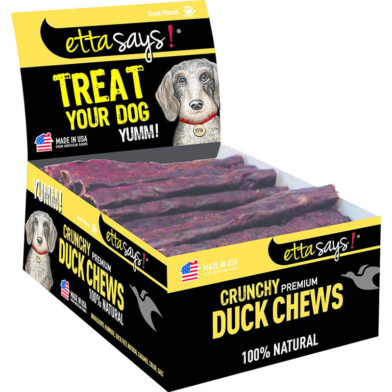 Etta Says!, Crunchy Duck Chew - 4.5" image number null