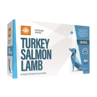 Big Country Raw, Turkey Salmon Lamb - 4 lb - Frozen Dog Food