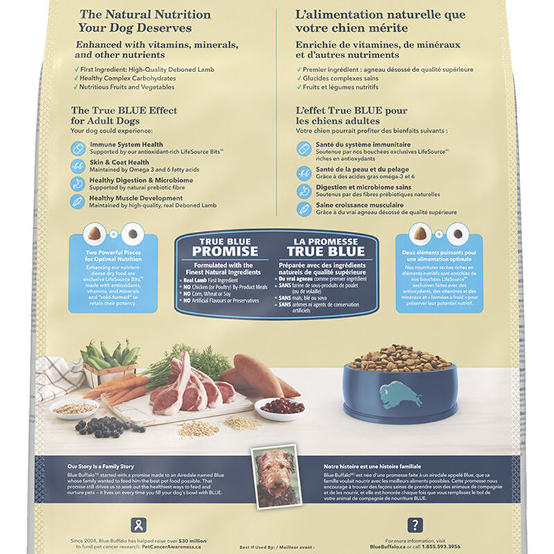 Blue Buffalo, Adult - LP - Lamb - Dry Dog Food image number null