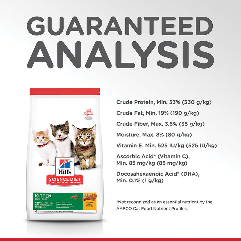 Science Diet, Kitten Chicken Recipe Dry Cat Food - Dry Cat Food image number null
