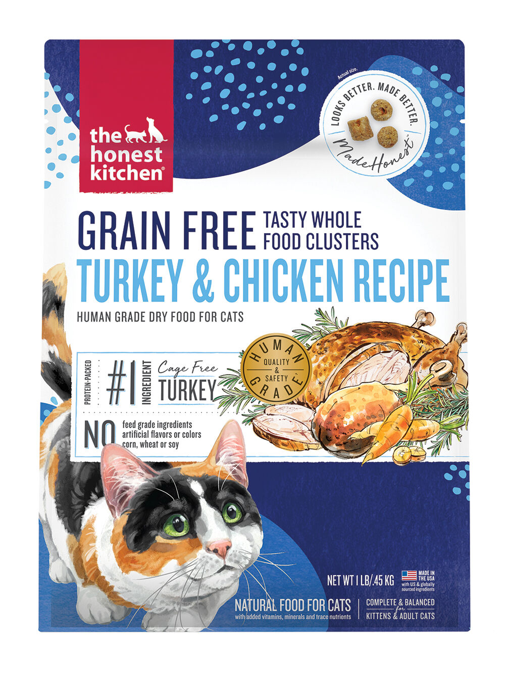 The Honest Kitchen, Grain Free Whole Food Clusters, Turkey