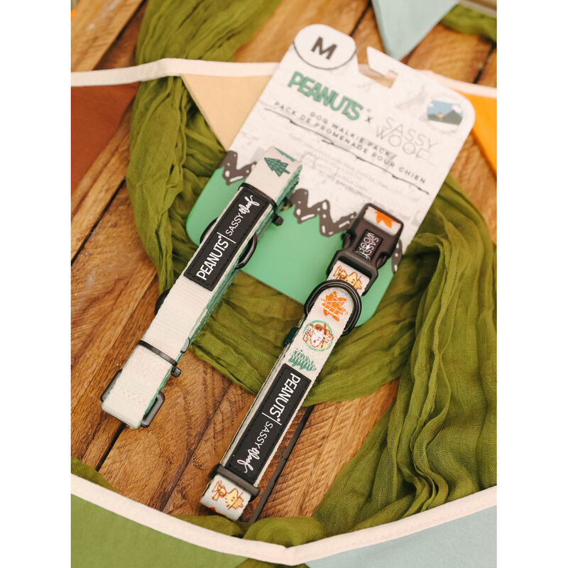 Sassy Woof, Peanut Camping Collar and Leash Set for Dogs - Small image number null