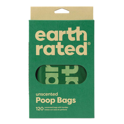 Earth Rated, PoopBags Unscented with Handles- 120 Ct