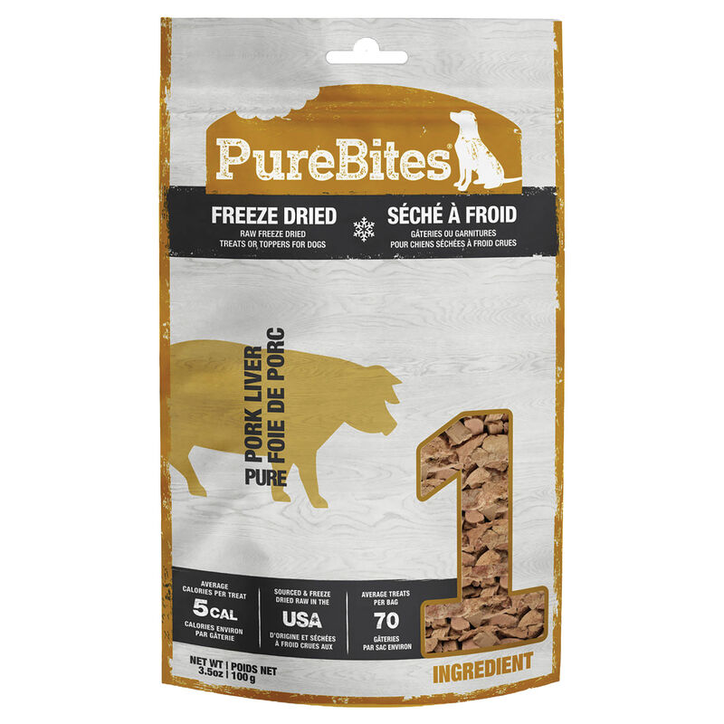 PureBites, Freeze-Dried Pork Liver - Dog Treat image number null