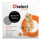 O'select, Clumping Clay Litter - 18 kg image number null