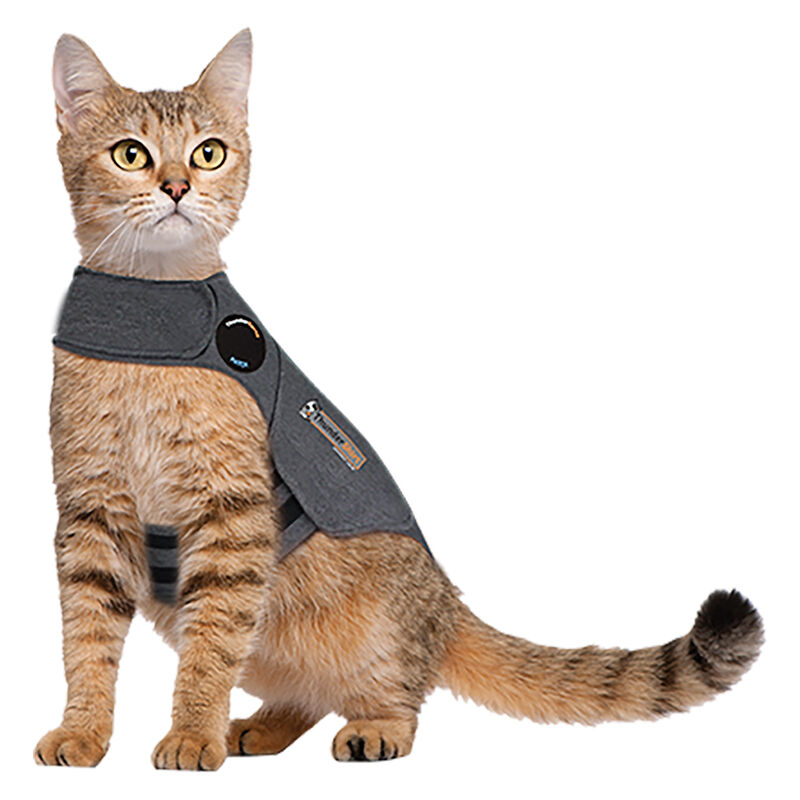 ThunderWorks, ThunderShirt for Cats - Heather Grey image number null