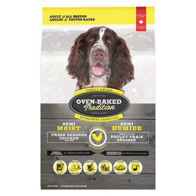 Oven Baked, Semi-Moist Chicken- Dry Dog Food