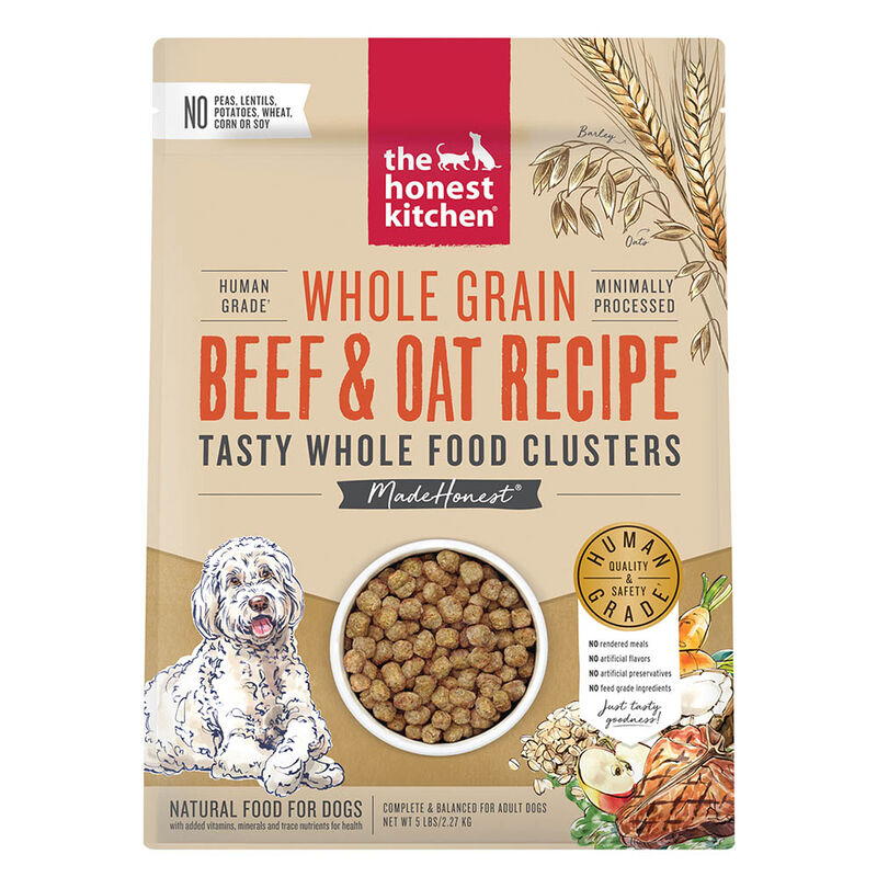 The Honest Kitchen, Whole Food Clusters - Whole Grain - Beef & Oat - Dry Dog Food image number null